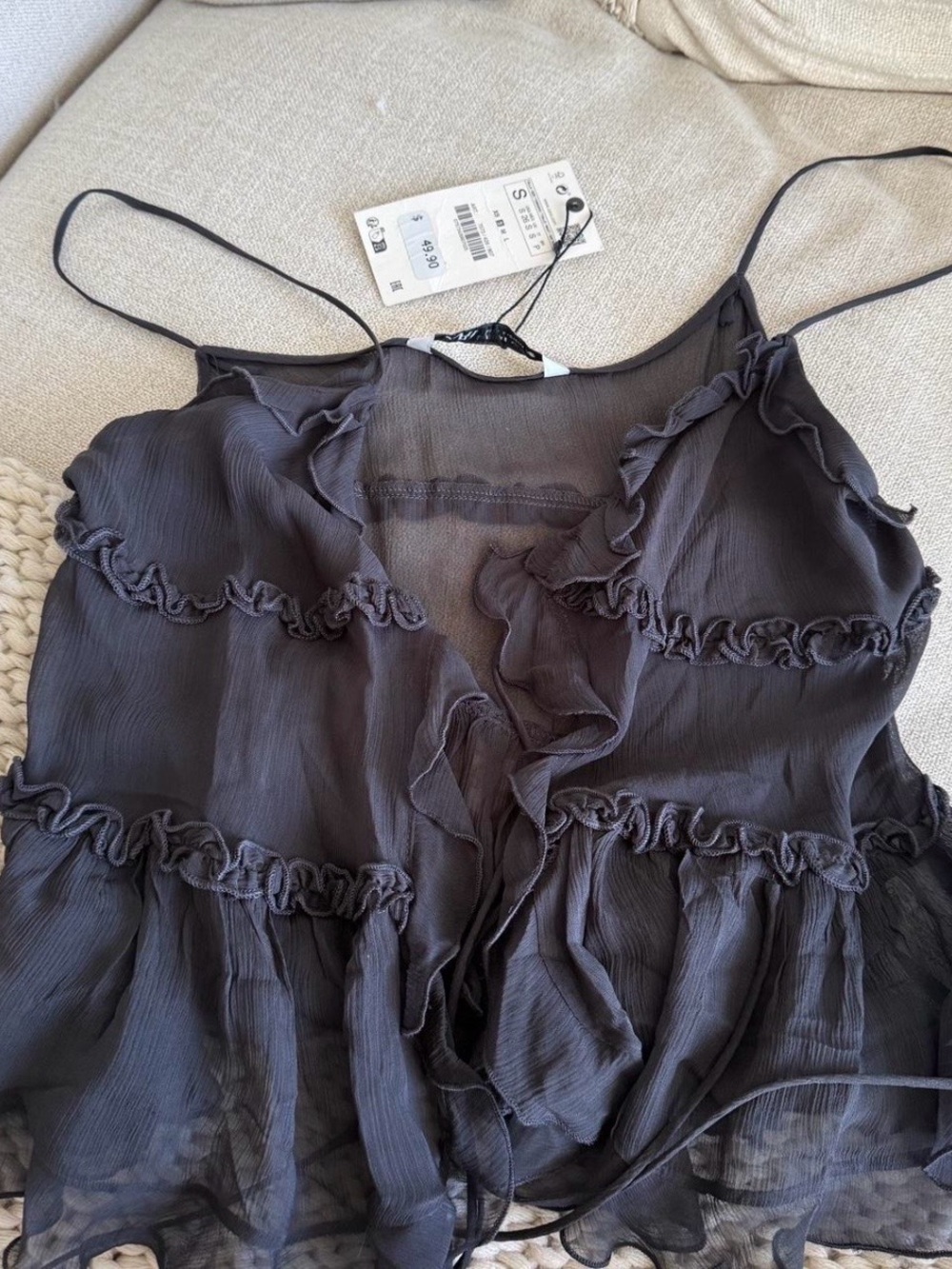 Zara Ruffle Tank Top